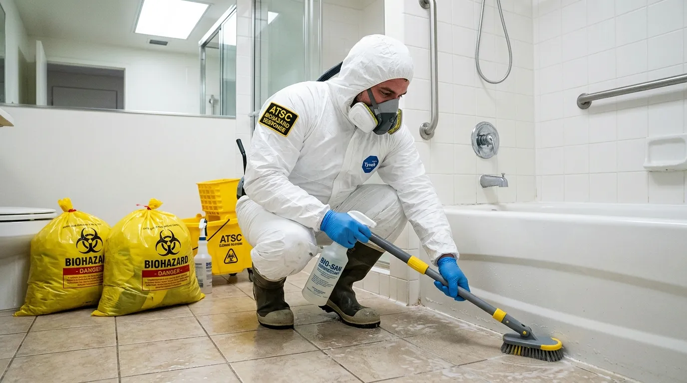 Decontamination equipment deployed for Blood Cleanup in Pacific Palisades